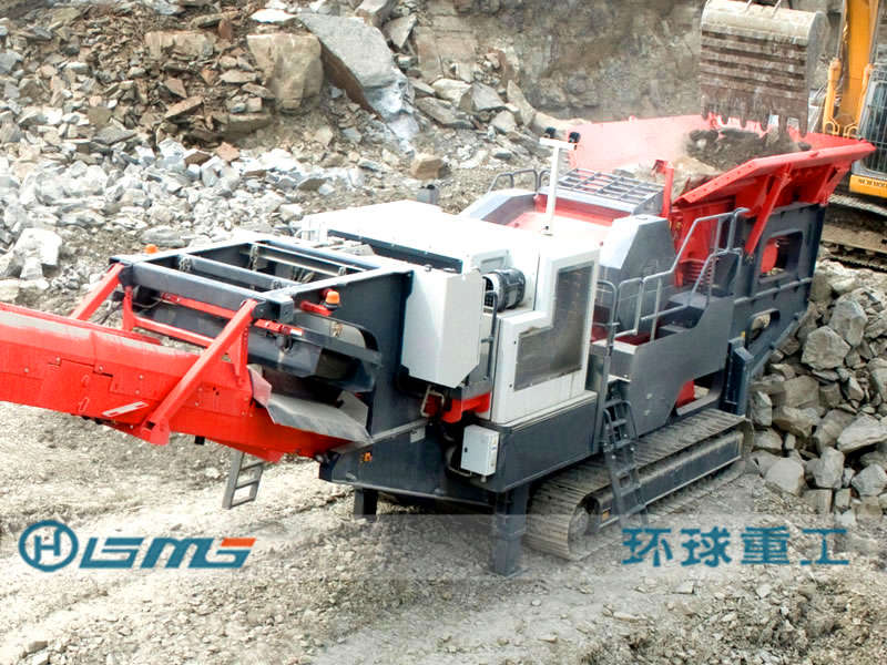 80-100TPH Granite Mobile Crushing Plant in HeBei China