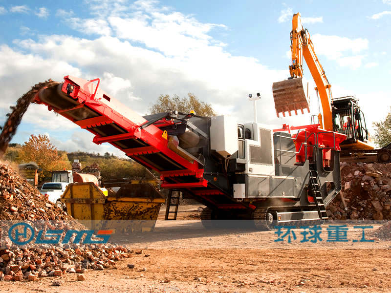 80-100TPH Granite Mobile Crushing Plant in HeBei China